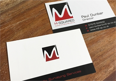 Business Card design for MSquared